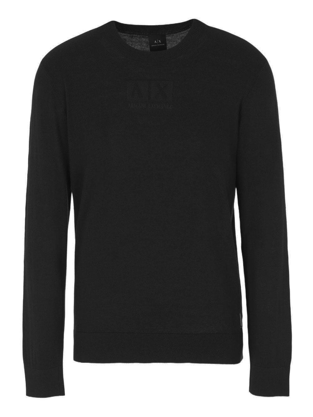 Armani Exchange Pullover da Uomo - Nero