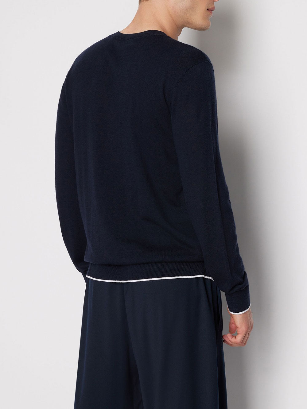 Armani Exchange Pullover da Uomo - Blu