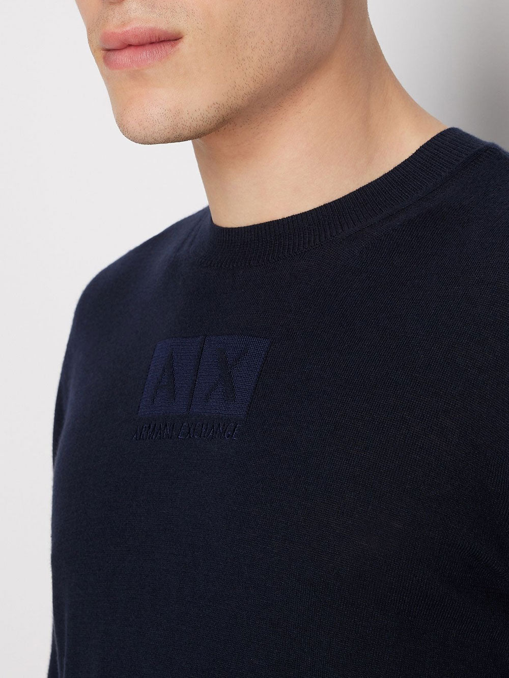 Armani Exchange Pullover da Uomo - Blu