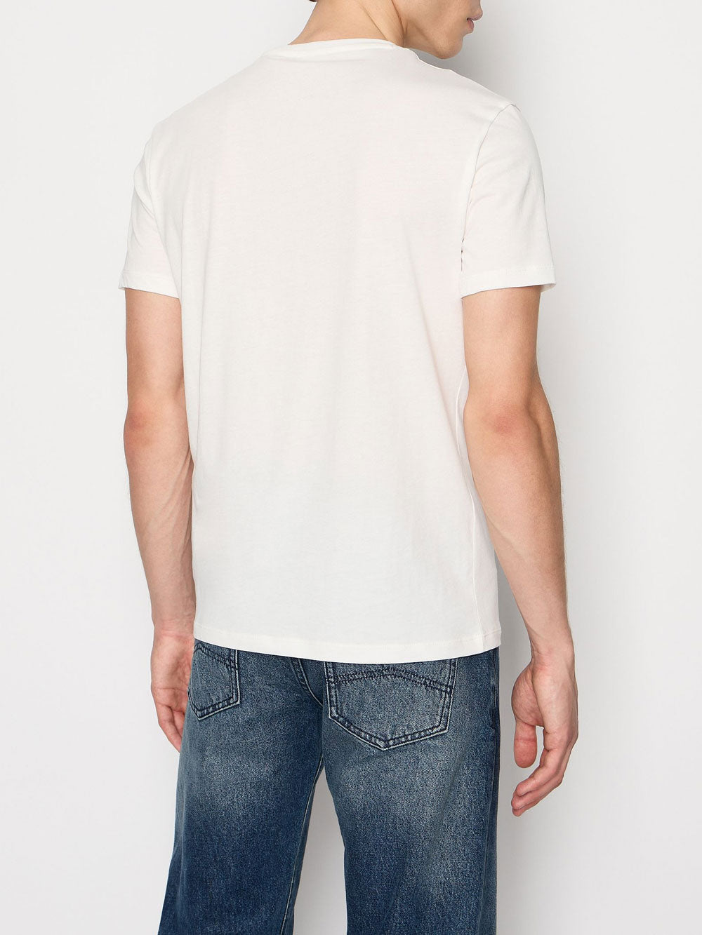 Armani Exchange T-shirt da Uomo - Bianco