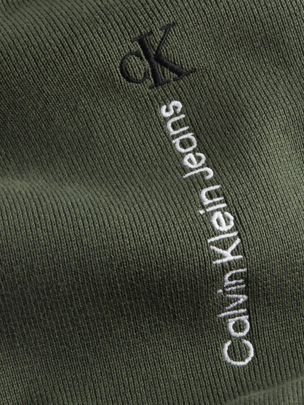 Calvin Klein Pullover Vertical Institution da Uomo - Verde