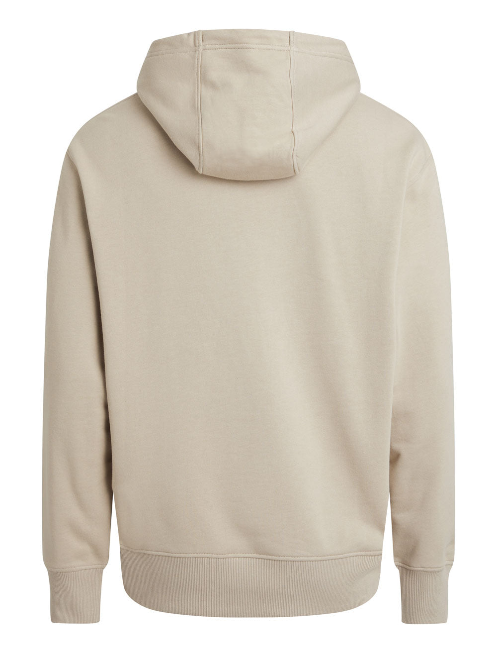 Calvin Klein Felpa Cappuccio Connected Layer da Uomo - Beige