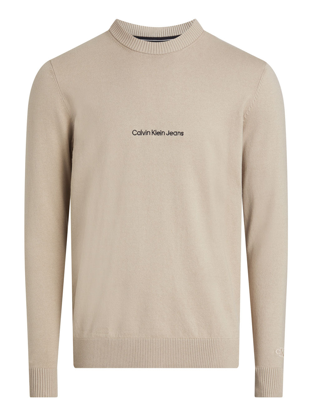 Calvin Klein Pullover Institutional da Uomo - Beige