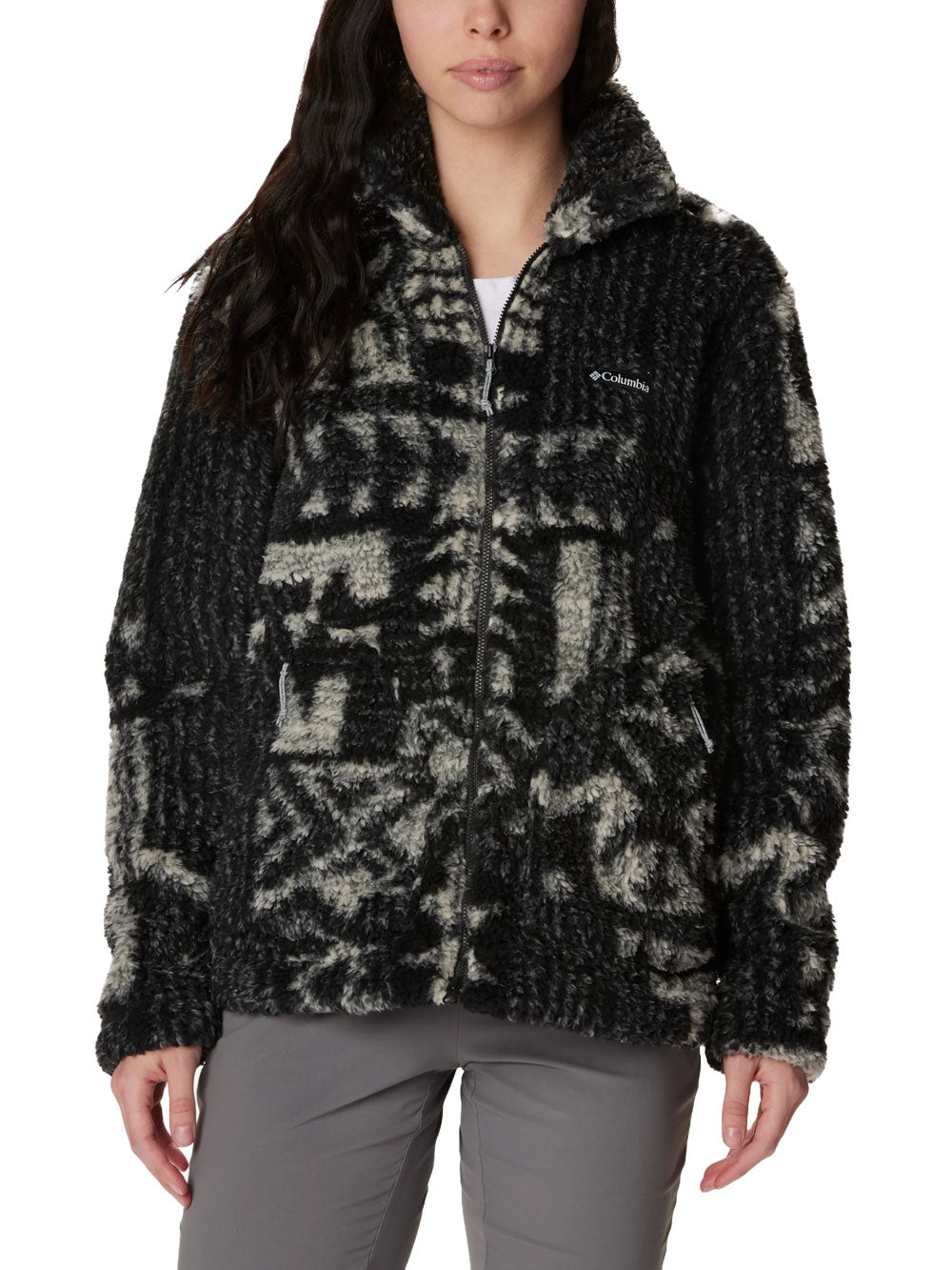 Columbia Giubbino Sherpa Winter Pass da Donna - Nero