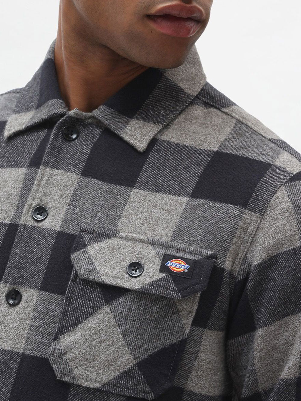 Dickies Camicia Casual Sacramento da Uomo - Grigio