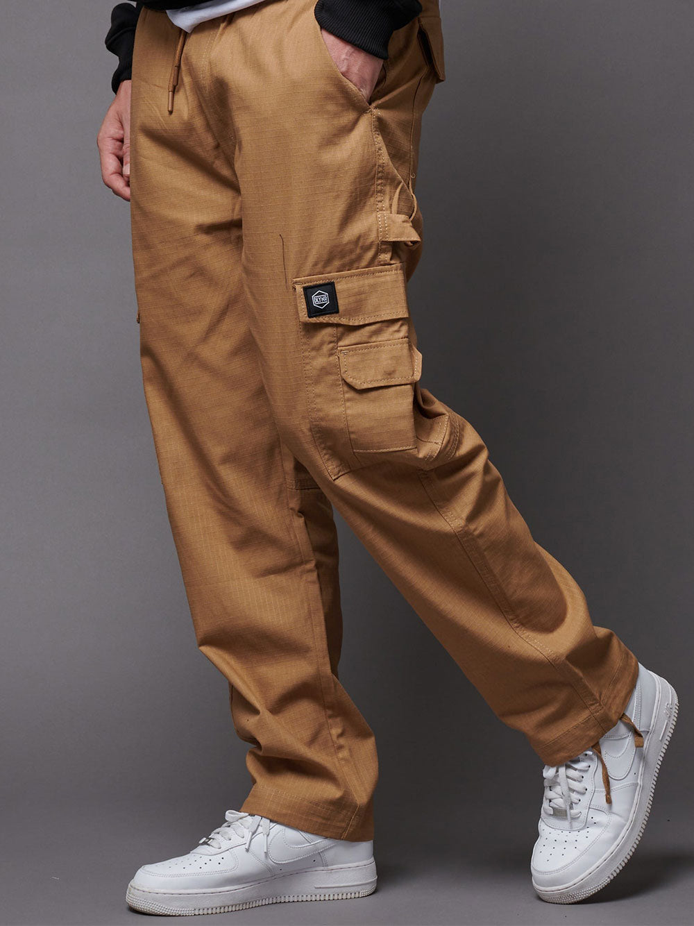 Dolly Noire Pantalone Cargo Lanced Classic Baggy da Uomo - Beige