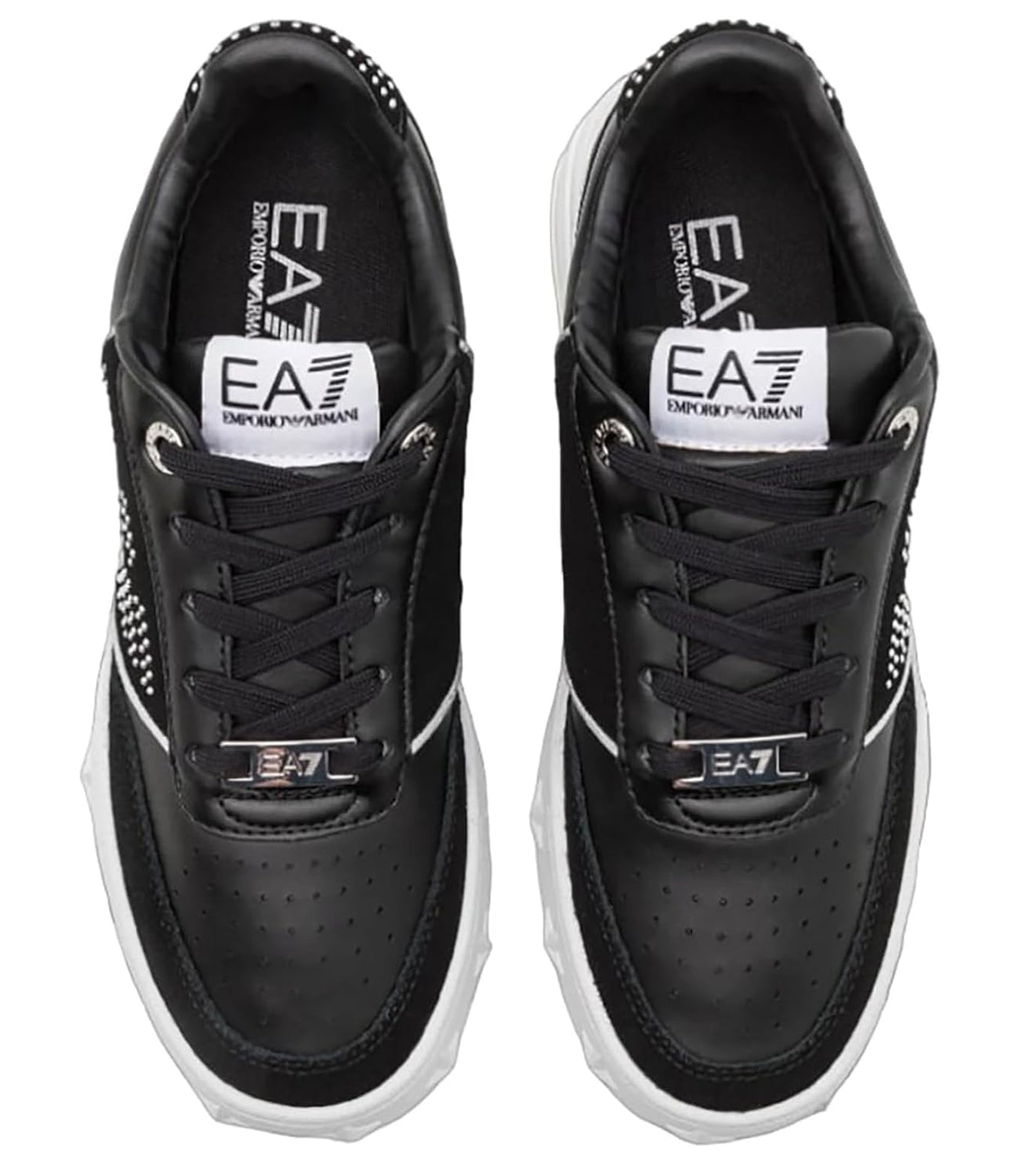 EA7 Emporio Armani Sneakers Donna Mod. X7X006 XK296 S902 Black Nero