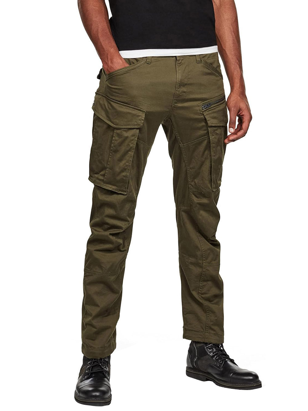 G-Star Pantalone Cargo Rovic Zip 3D da Uomo - Verde