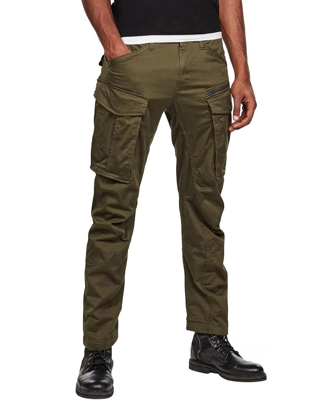 G-Star Pantalone Cargo Rovic Zip 3D da Uomo - Verde