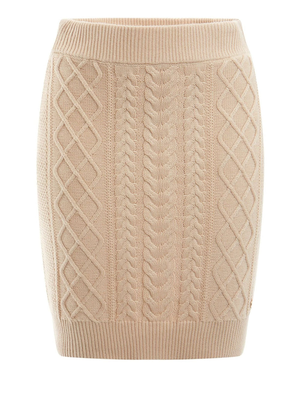 Guess Gonna Roxane Midi Swtr Skirt da Donna - Beige