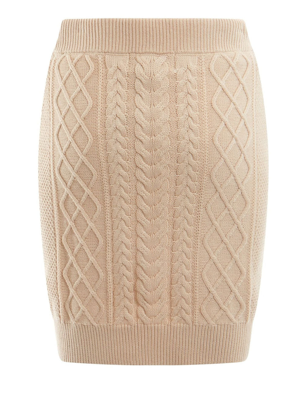 Guess Gonna Roxane Midi Swtr Skirt da Donna - Beige