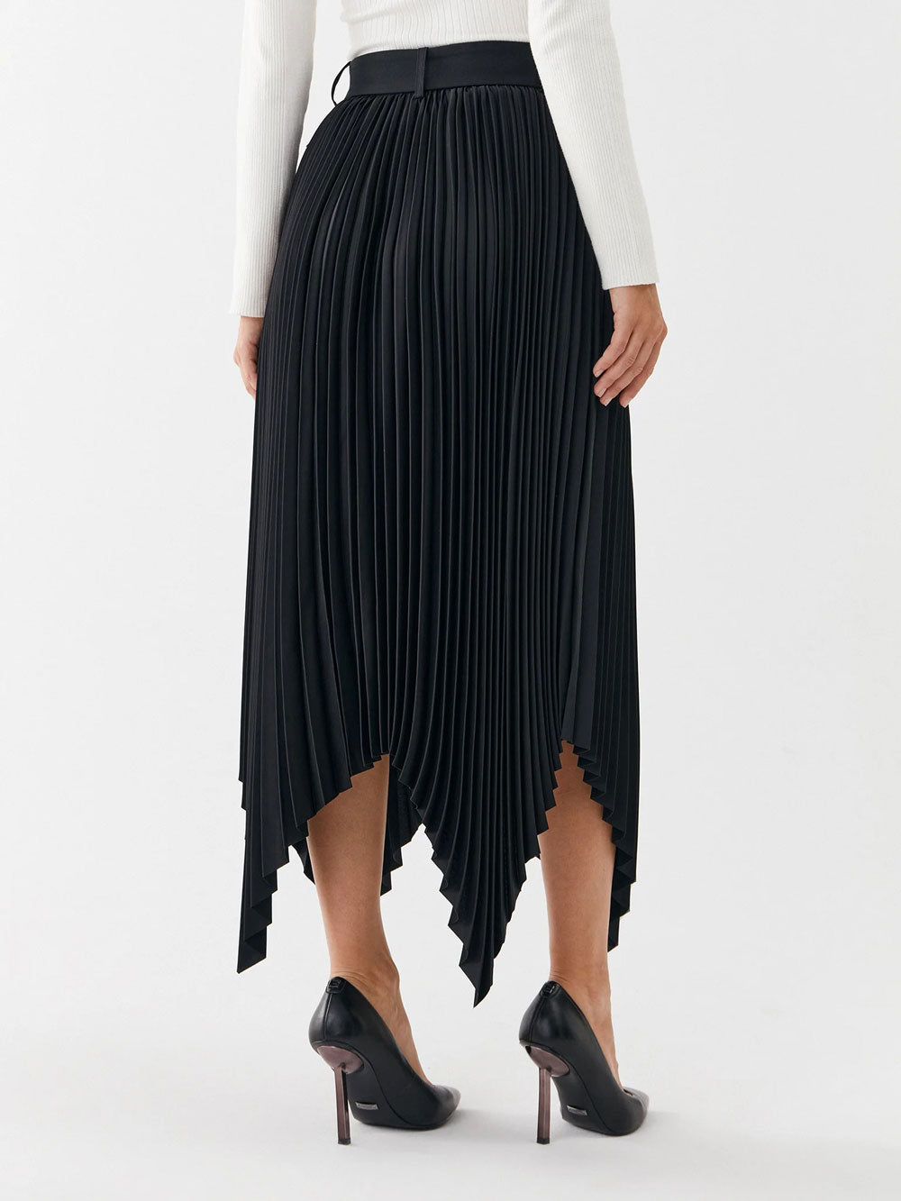 Guess Gonna Gaia Pleated da Donna - Nero