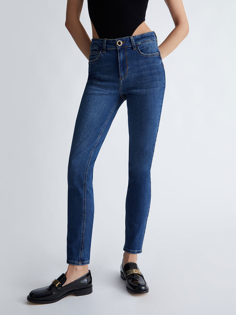 Liu Jo Jeans Skinny da Donna - Blu Denim