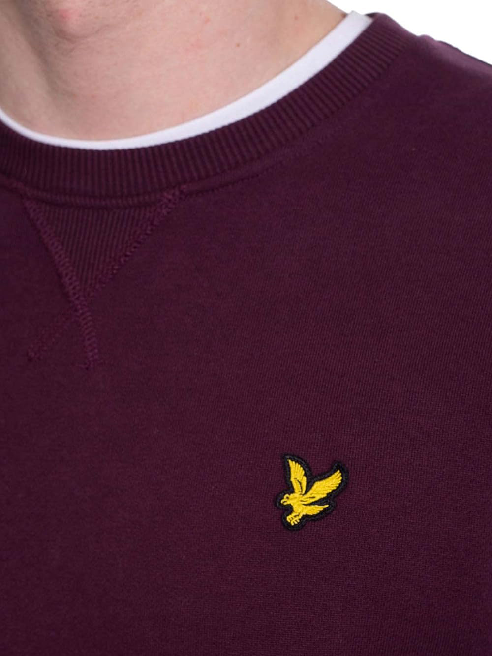 Lyle & Scott Felpa Lyle &amp; Scott da Uomo - Bordeaux