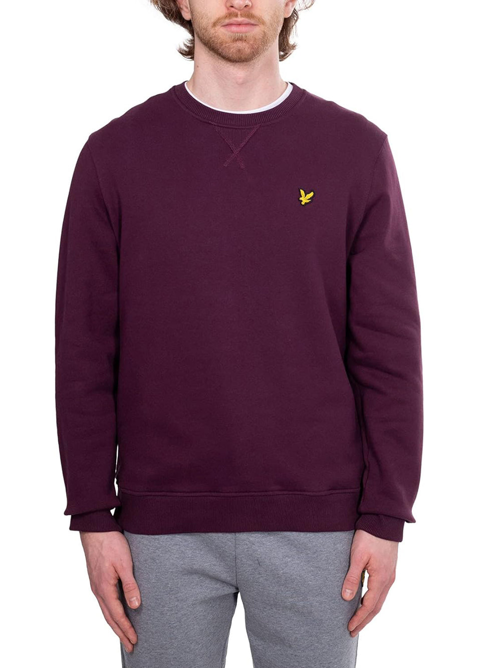 Lyle & Scott Felpa Lyle &amp; Scott da Uomo - Bordeaux