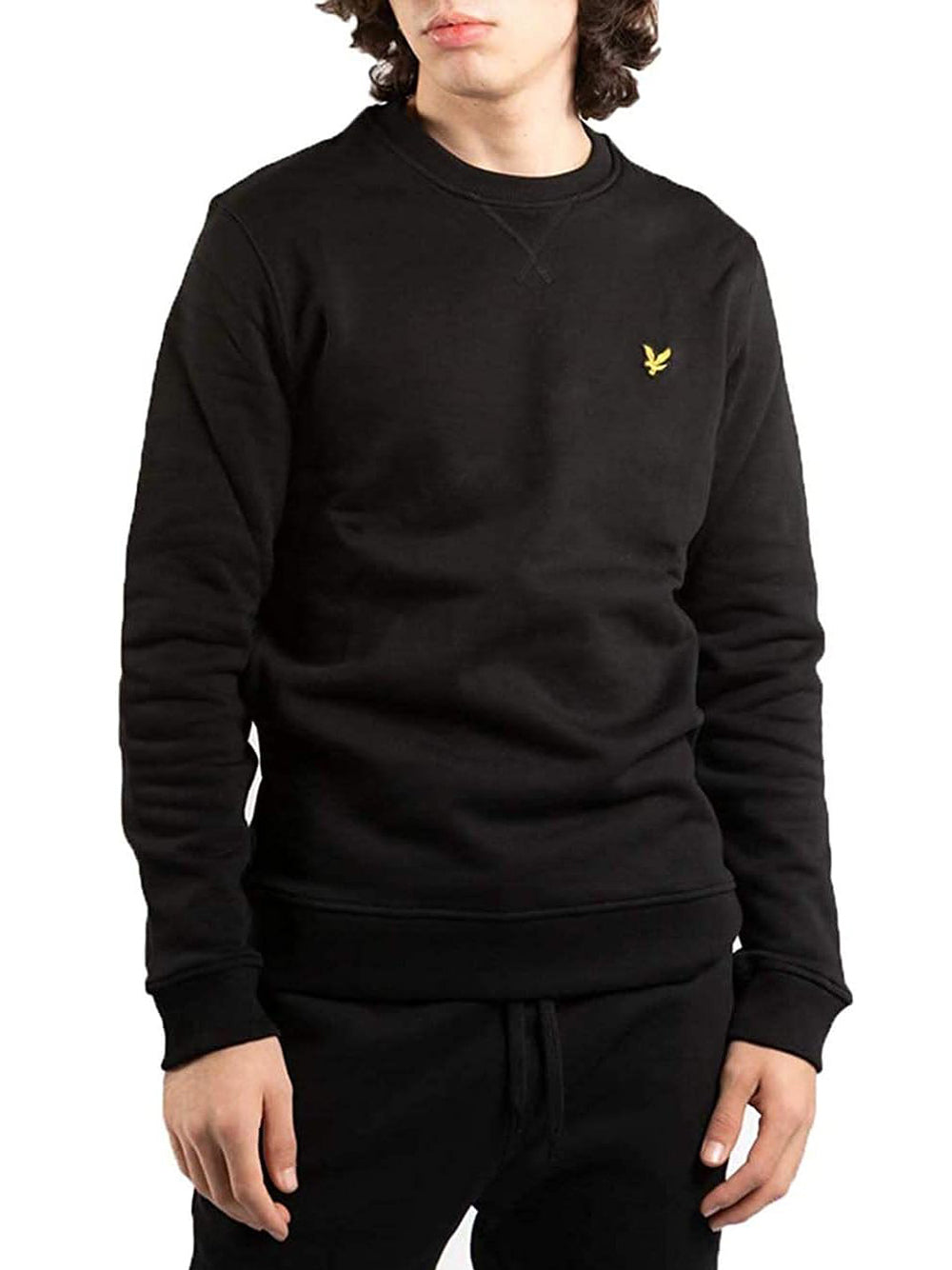 Lyle & Scott Felpa Lyle &amp; Scott da Uomo - Nero