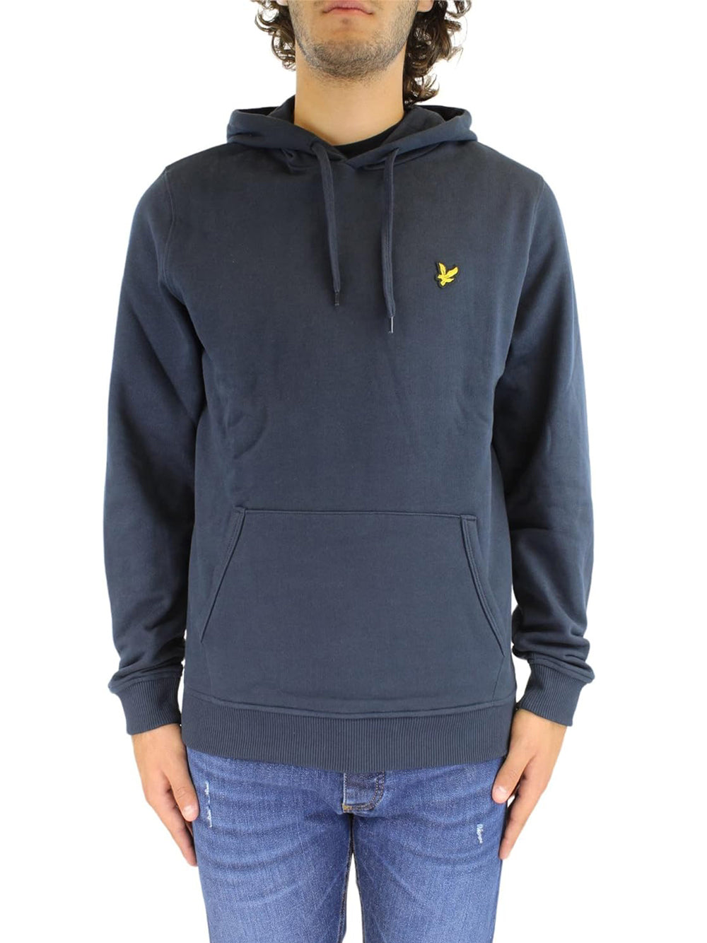 Lyle & Scott Felpa Cappuccio Lyle &amp; Scott da Uomo - Blu