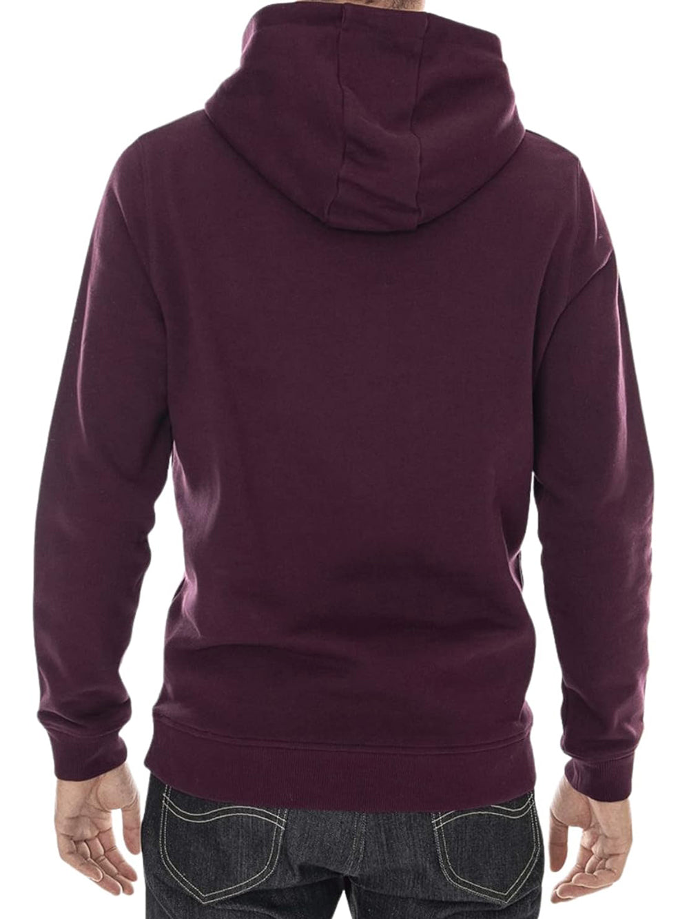 Lyle & Scott Felpa Cappuccio Lyle &amp; Scott da Uomo - Bordeaux