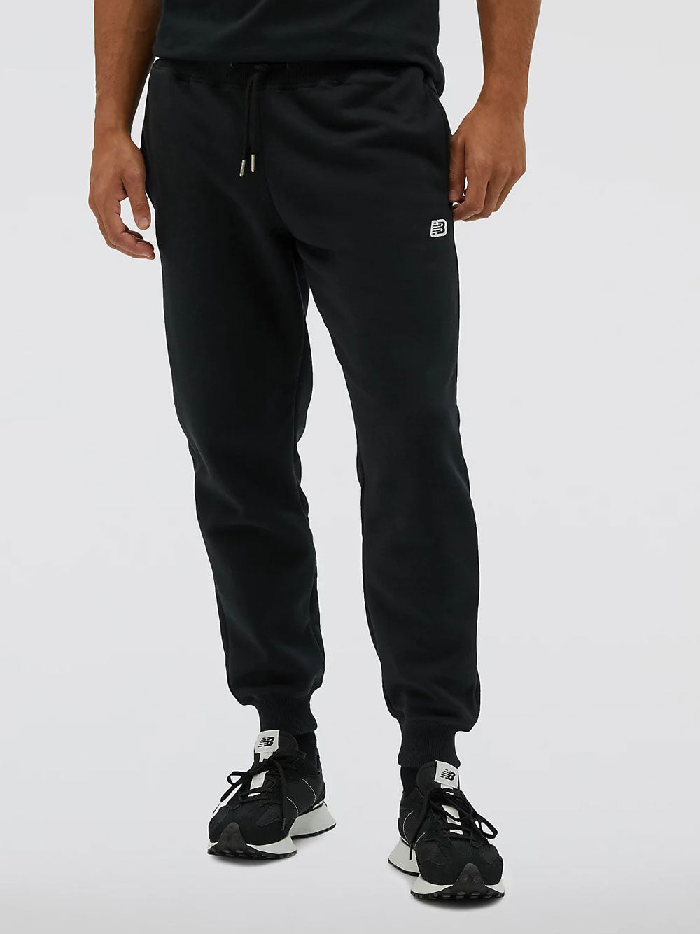 Pantalone Tuta New Balance Small Logo da Uomo - Nero