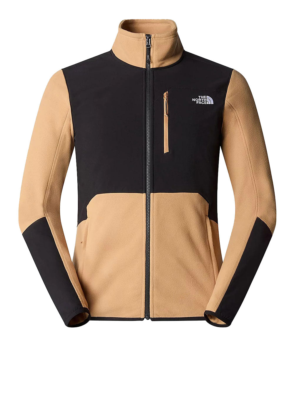 The North Face Felpa Zip Glacier Pro da Uomo - Beige