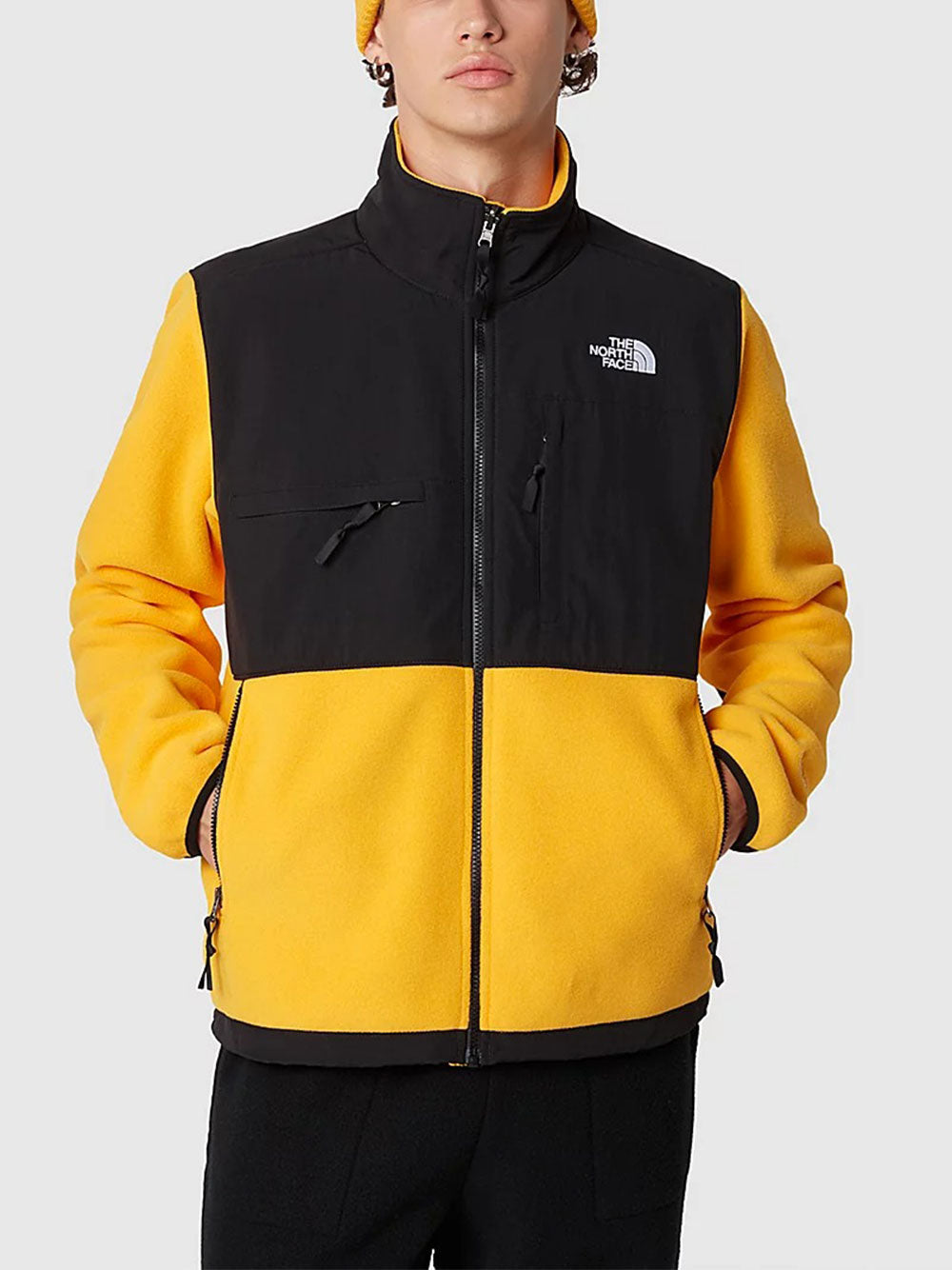 The North Face Felpa Zip Denali Jacket da Uomo - Giallo