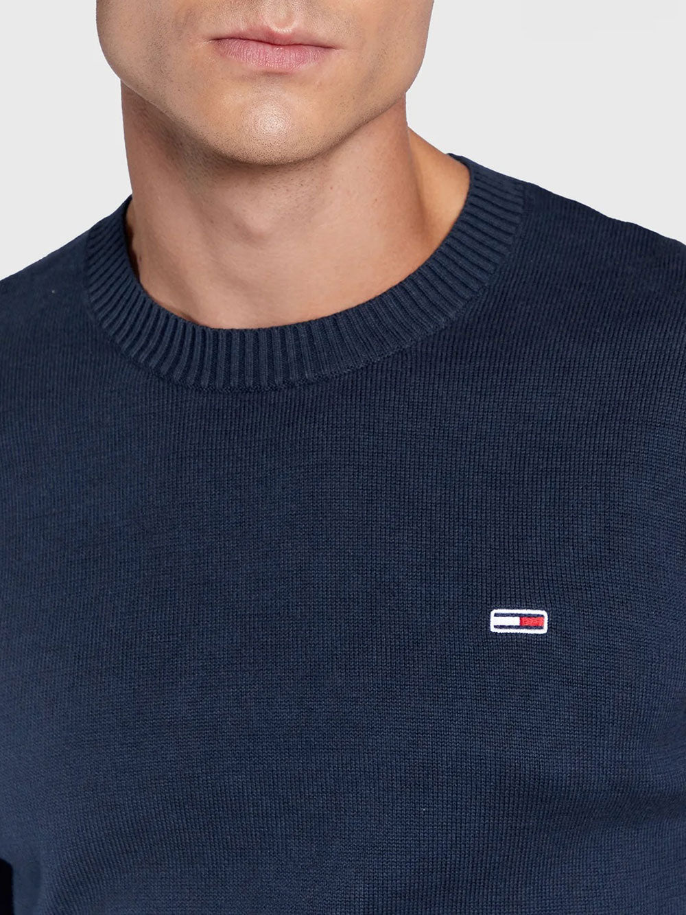 Tommy Hilfiger Pullover Essential Light da Uomo - Blu