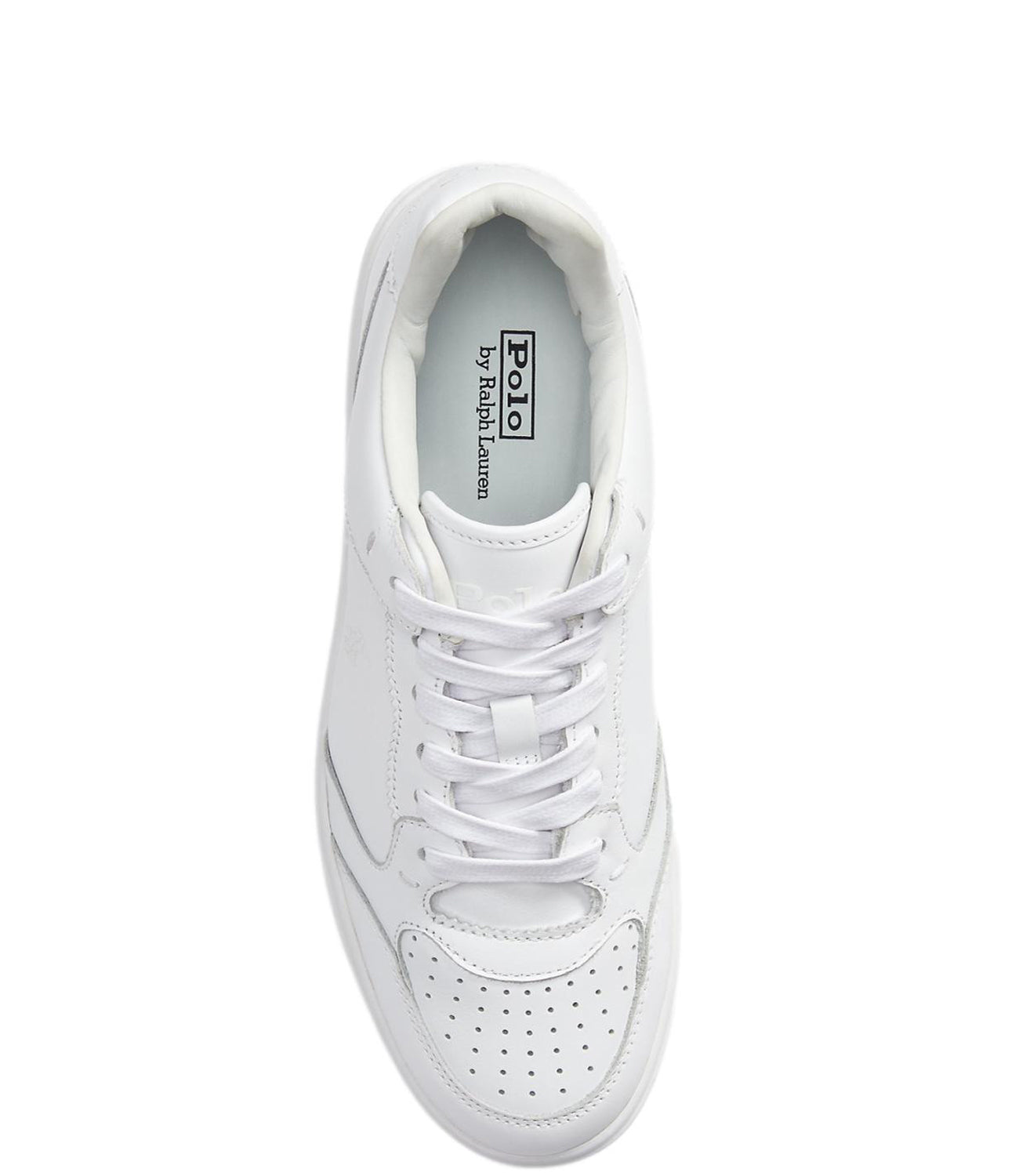 Ralph Lauren Polo Ralph Lauren Sneakers Uomo Mod. 809845139 POLO COURT LUX 001 WHITE Bianco