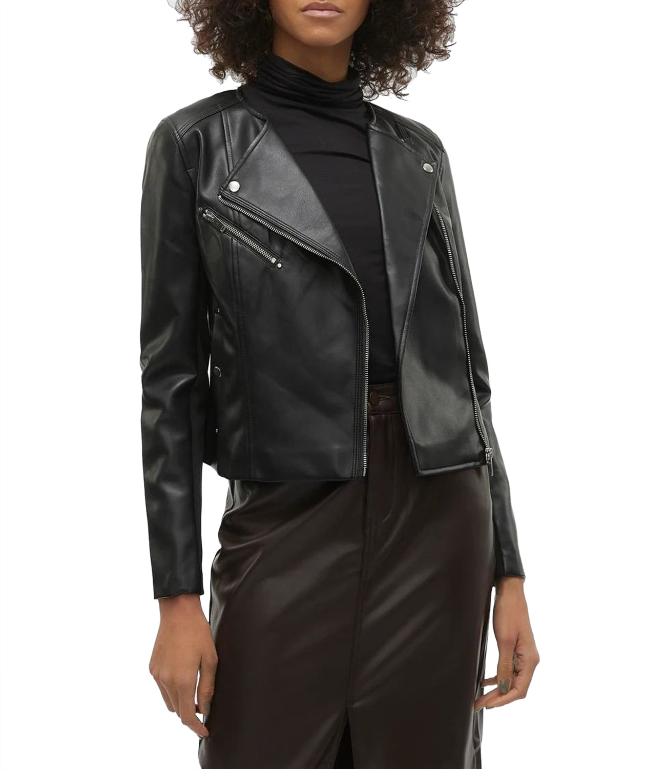 Vero Moda Giubbotto biker corto vmriley rio Nero