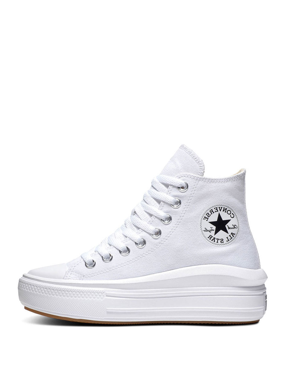 Converse Sneakers Chuck Taylor All Star Move Hi da Donna Bianco